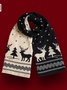Versatile Korean Style Knitted Wool Christmas Red New Winter High-end New Year Gift Couple Scarf