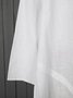 JFN Round Neck Solid Basic Tunic Top