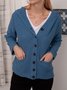 Winter Casual Regular Fit Solid Buttoned Hooded Cardigan