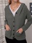 Winter Casual Regular Fit Solid Buttoned Hooded Coats