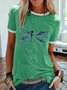 JFN Round Neck Dandelion Casual T-Shirt/Tee