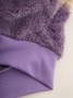 Colorblock Zip Sherpa Hoodie