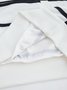 Stripped Half-zip Hoodie