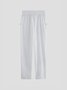 Women's Loose Casual Baggy Linen & Cotton Daisy Floral Pant 