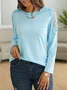 Crew Neck Long Sleeve Top