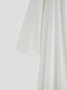 JFN 2PCS Round Neck Solid Casual Dress & Cardigan