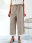 Tiered Casual Patchwork Pants