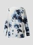 Floral Buttoned Long Sleeve Boho Shirts & Tops