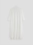 JFN 2PCS Round Neck Solid Casual Dress & Cardigan