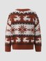 Wool/Knitting Round Neck Sweater