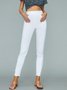 JFN Solid Basic Lace Casual Pants