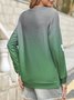 JFN Crew Neck Shamrock Casual Sweatshirt