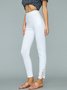 JFN Solid Basic Lace Casual Pants