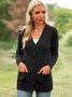 Women Long Sleeve Cotton-blend Cardigans Outerwears
