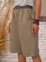 JFN Solid Pocketed Basic Short Pants