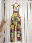 Tribal Color-Block Jumpsuit & Romper