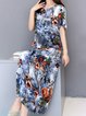 Crew Neck Women Dresses Daily Linen Dresses
