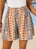 Loose Ethnic Boho Shorts