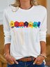 Casual Floral Regular Fit T-Shirt