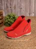 JFN Women Christmas Faux Leather Panel Zip Round Toe Fleece Soft Ankle Ankle Boots  