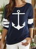 Casual Crew Neck Sweatshirt