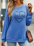 Crew Neck Casual Sister T-Shirt