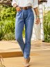 Denim Plain Jeans