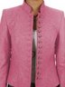 Solid Buttoned Jacket Coat