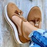 JFN  Pumps Flat heel Round combat Women Tassel