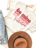 Women's Short Sleeve Tee T-shirt Summer Letter Cotton Crew Neck Going Out Casual Top