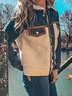 Long Sleeve Shirt Collar Shift Casual Jacket