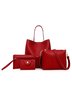 JFN  Casual 4PCS PU Crossbody Shoulder Handbag