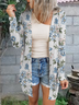 Cotton Blends Loosen Vacation Outerwear