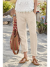 Women Vacation Casual Plain Long Pants