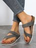 JFN  Simple Resort Thong Birkenstock Slippers