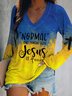 Women’s Normal Isn’t Coming Back Jesus Is Revelat Ombre T-Shirt