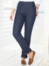 Casual High Stretch Denim Straight Pants