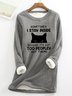 Funny Women Sometimes I Stay Inside Because It's Just Too People Out There Warmth Fleece Sweatshirt