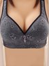 Breathable Back Buckle Thin No Wire Bra Plus Size