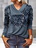 Cross Neck Casual Top