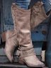 Daily Hollow-Out Spring/fall Cowboy Boot