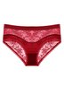 Sexy Lace Satin Low Waist Briefs Plus Size