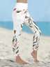 Floral Casual Loose Leggings