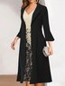 Lapel Collar Regular Fit Urban And Elegant Two-Piece Set