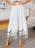 Casual Floral Casual Pants