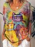 Animal Crew Neck Regular Fit Casual T-Shirt