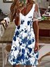 Casual V Neck Dress