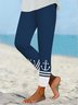 Casual Anchor Sea Tight Leggings
