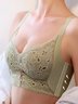 Adjustable Push Up Underwear Sexy Lace Steelless Bra
