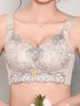 Soft Comfortable Lace Push Up Adjustable Wireless Bra